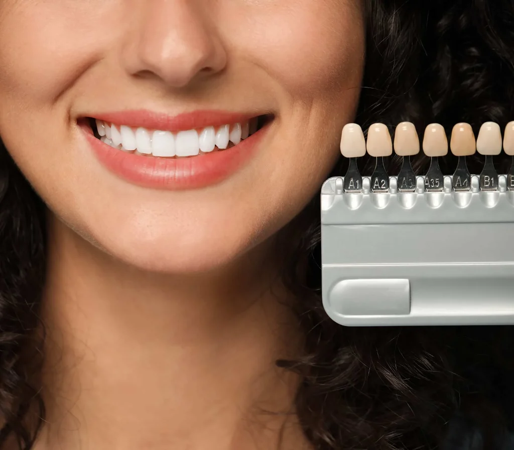 dental veneers in leek